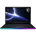 MSI GS76 Stealth 11UH-029 17.3" Gaming FHD Laptop (i7-11800H 32GB 1TB SSD RTX 3080) $2500