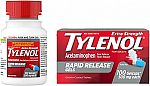 100 ct Tylenol Extra Strength Acetaminophen Rapid Release Gels $5.24