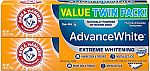 2-Ct 6oz Arm & Hammer Advance White Extreme Whitening Toothpaste $2.84
