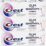 3-Count 4.1-oz Crest Pro Health Gum & Sensitivity Toothpaste $8.80 & More