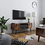 VASAGLE Retro TV Stand Storage Console $58