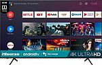 (Back) Hisense 75" Class H6510G Series LED 4K UHD Smart Android TV $599.99