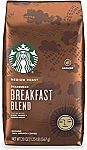 20-oz Starbucks Medium Roast Ground Coffee — Breakfast Blend $7.78