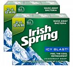 48-Ct Irish Spring Men's Deodorant Soap Bar (Icy Blast) $17