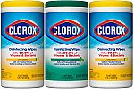3-pk Clorox Disinfecting Wipes 75Ct $8.66