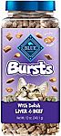 12-oz Blue Buffalo Bursts Crunchy Cat Treats $3.34
