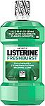 1-L Listerine Freshburst Antiseptic Mouthwash (Spearmint) $3.80 & More