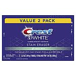 2-Pack 3.5oz Crest 3D White Stain Eraser Whitening Toothpaste $3.49