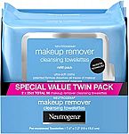 2 x 25 Ct Neutrogena Makeup Remover Cleansing Face Wipes $7.25