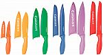 Cuisinart 12-Piece Multi-Colored Knife Set $13