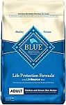 Blue Buffalo Life Protection Formula Natural Adult Dry Dog Food 30-lbs $32 and more