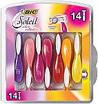 14-Count BIC Premium Disposable Shaving Razor Set for Women $9.46