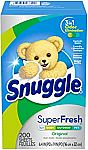 200 Ct Snuggle Plus SuperFresh Fabric Softener Dryer Sheets Original $4.89