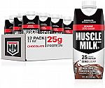 12-Count Muscle Milk Genuine Protein Shake $8.98