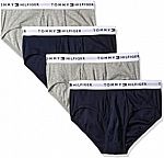 4-pack Tommy Hilfiger Men's Underwear Multipack Cotton Classic Briefs $12.28
