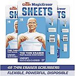 3 pack Mr. Clean Magic Eraser Sheets, 16 Ct (Total 48 scrubbers) $10.44