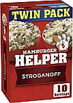 Twin Pack Hamburger Helper Stroganoff Pasta and Creamy Sauce Mix $1.49