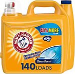210-oz. Arm & Hammer Clean Burst Liquid Laundry Detergent $7