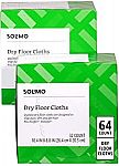 64-count Solimo Dry Floor Sweeping Cloths $7.44