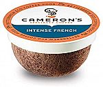 Cameron's Coffee Single Serve Pods, Intense French, 12 Count $4 and more