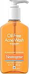 3-pack Neutrogena Oil-Free Acne Fighting Facial Cleanser (9.1 fl oz) $11 or $9