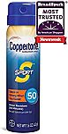 Coppertone SPORT Continuous Sunscreen Spray Broad Spectrum SPF 50 (1.6 Ounce, Travel Size) $1.43