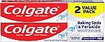 2 Count Colgate Baking Soda and Peroxide Whitening Toothpaste - 6 ounce $1.50