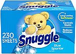 230 Count Snuggle Fabric Softener Dryer Sheets $5.49