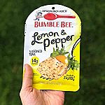 12-pack BUMBLE BEE Lemon & Pepper Seasoned Tuna, 2.5 oz. Pouch $9.67