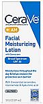 CeraVe AM Facial 3oz Moisturizing Lotion (2X for $17) and more