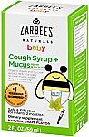 2-oz Zarbee's Naturals Baby Cough Syrup + Mucus (Natural Grape Flavor) $5 & More