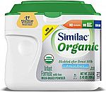 12-Count 23.2-oz Similac Organic Infant Formula Powder (A2 Milk + Formula w/ Iron) $65