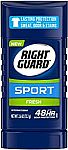 6-Pack 2.6-Oz Right Guard Sport Antiperspirant Deodorant (Fresh) $8.39