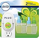 Febreze Odor-eliminating Plug Air Freshener (1 Warmer + 2 Oil Refills) $7.97