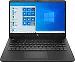 HP 14" 14-dq0001dx HD Laptop (N4020 4GB 64GB Black) $219.99