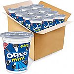 12 OREO Mini Chocolate Sandwich Cookies On The Go Snacks (3.5 oz Go-Paks) $8.74