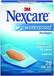 20-Count Nexcare Waterproof Bandages $2.18