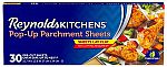 30-Count Reynolds Kitchens Pop-Up Parchment Paper Sheets $2.83