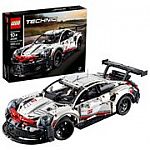 LEGO Technic Porsche 911 RSR 42096 Race Car Building Set (1580 Pieces) $125.99