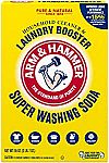55 oz Arm & Hammer Super Washing Soda Detergent Booster & Household Cleaner $3.91
