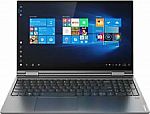 Lenovo Yoga C740 2-in-1 15.6" Touch FHD Laptop (i5-10210U 8GB 32GB optane 512GB) $649