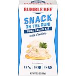 12-Pack 3.5-Oz Bumble Bee Tuna Salad w/ Crackers Snack $8.63