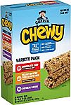 58-Count Quaker Chewy Granola Bars (3 Flavors) $8, 36-Ct Snyder's Pretzels $5