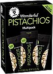 9-pack Wonderful Pistachios, Roasted and Salted Nuts, 1.5 Ounce Bag $3.50