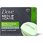 Select Amazon Accounts: 14-Ct Dove Men+Care Body and Face Bars $9.73