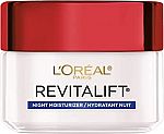 2-Count 1.7-Oz L'Oreal Paris Revitalift Anti-Aging Night Cream $12