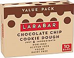 Larabar 10-ct Gluten Free Bar, Chocolate Chip Cookie Dough $5.56