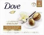 8-Ct 3.75-oz Dove Purely Pampering Beauty Bar (Shea Butter) $6.75 and more