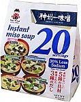 Miko Brand Instant Miso Soup Awase-Variety 10.65 oz (20 servings) $6.65, 8 Servings $3.41