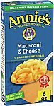 12-Pack Annie's Classic Macaroni and Cheese (6oz) $9.77